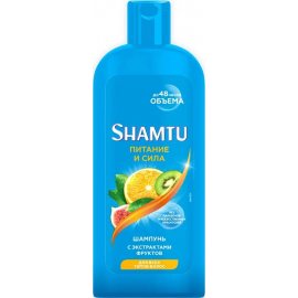 Шампунь для волос SHAMTU Питание и сила для всех типов с экстрактом фруктов 300мл