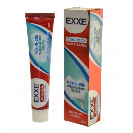 Зубная паста EXXE Максимальная защита от кариеса Max-in-one с фтором 100г