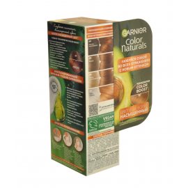 Крем-краска для волос GARNIER COLOR NATURALS стойкая 7.34 Янтарь питательная