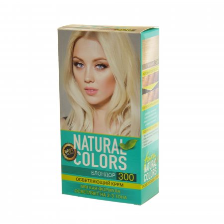 Крем-краска для волос FARA NATURAL COLORS осветляющая №300 Блондор