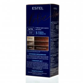 Крем-краска для волос ESTEL LOVE 6/74 Темный каштан
