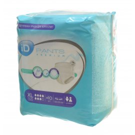 Трусы - подгузники для взрослых iD PANTS Premium р.XL 130-170см 10шт