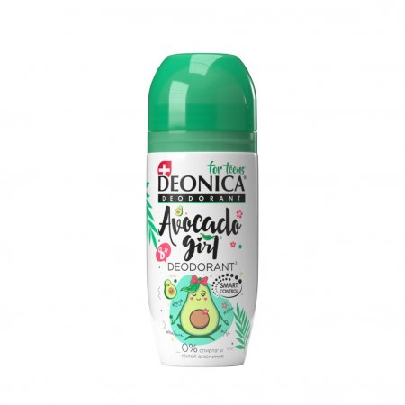 Дезодорант DEONICA For Teens женский Роликовый Avocado Girl 50мл