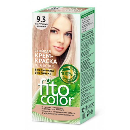 Крем-краска для волос FITOCOLOR стойкая 9.3 Жемчужный блондин 115мл