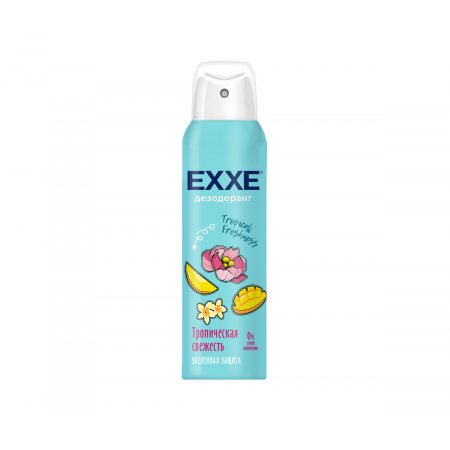 Дезодорант EXXE женский Аэрозоль Tropical Freshness Тропич.свеж. 150мл