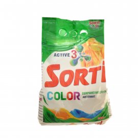 Стиральный порошок SORTI Автомат для цветных вещей Color ACTIVE3 2400г