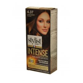 Крем-краска для волос STYLIST COLOR PRO Intense стойкая 4.37 Шоколадный Каштан