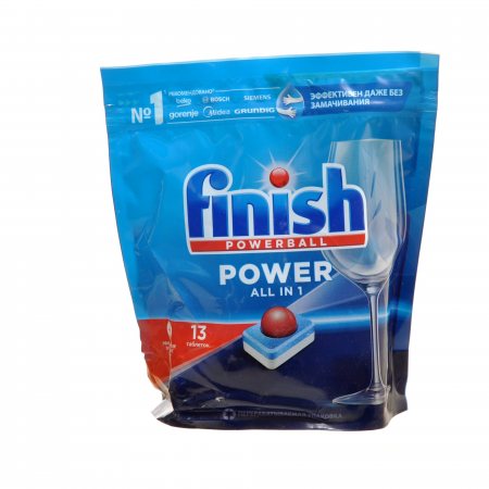 Таблетки для посудомоечных машин FINISH 13шт Power All In 1