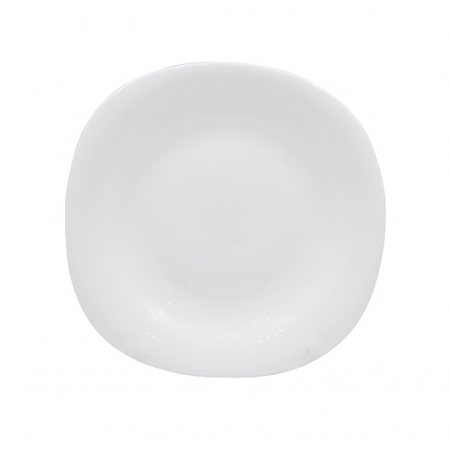 Тарелка Lavenir мелкая 8.5" LFP-85, Squqre Soft White, квадрат,ст/керам