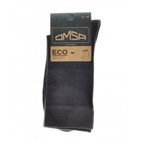 Носки OMSA ECO мужские 401 р.42-44 Grigio Scuro гладь