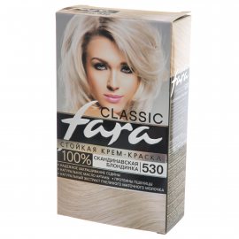 Крем-краска для волос FARA Classic стойкая 530 Скандинавская блондинка