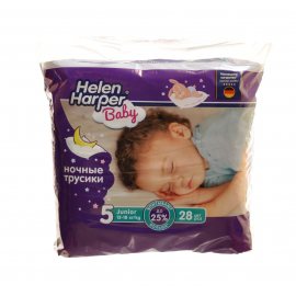 Подгузники-трусики HELEN HARPER Baby 12-18кг 28шт junior 5 ночные