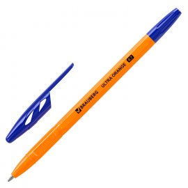 Ручка BRAUBERG Шариковая Синяя Ultra orange 0.7мм
