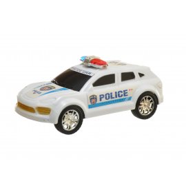 Машина инерционная Полиция цв.белый 16х7х5см