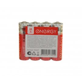 Батарейка ENERGY Солевая R6 AA 4шт