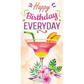 Конверт Краски шоу для денег Happy Birthday EVERYDAY