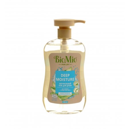Гель для душа BioMio Натуральный для чувствительной кожи Алоэ Вера Deep Moisture, б/запаха, глуб.увлажнен. 650мл