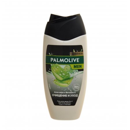 Гель для душа PALMOLIVE Men 4в1 Очищение и Уход д/тела,волос,лица и бороды 250мл