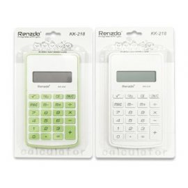 Калькулятор Renzdo карманный 8 разрядов цветной,GB/T4967-1995,DC445/DA10/KK218