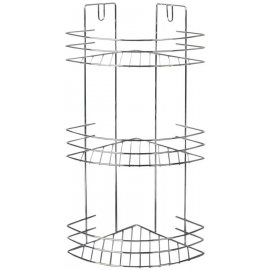 Полка Fresh code угловая 3-х ярусная для ванной комнаты 210х210х490мм