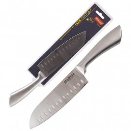Нож MALLONY Maestro цельнометаллический Сантоку 18см MAL-01M