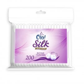 Ватные палочки OLA! Silk Sense 200шт пакет