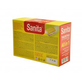 Таблетки для посудомоечных машин SANITA 30шт 600г