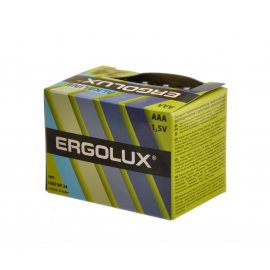 Батарейка ERGOLUX Алкалиновая LR03 AAA 1.5В 24шт