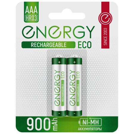 Аккумулятор ENERGY Eco NIMH-900-HR03/2В, ААА