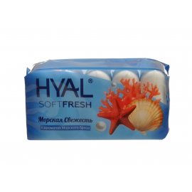 Мыло туалетное HYAL SoftFresh Морская свежесть 5х55гр