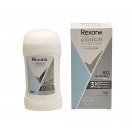 Антиперспирант REXONA V Clinical Protection стик без запаха, гипоалл. 40мл
