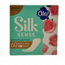 Прокладки OLA! Silk Sense ежедневные 60шт Бархатная роза Daily Deo