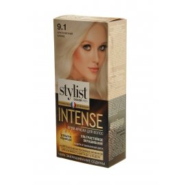 Крем-краска для волос STYLIST COLOR PRO Intense стойкая 9.1 Арктический Блонд