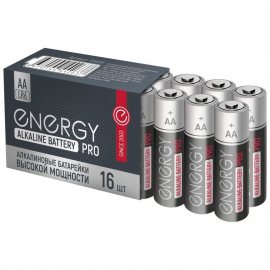 Батарейка ENERGY Pro Алкалиновая LR6 AA 16шт