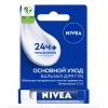 Бальзам для губ NIVEA Lip Care Основной уход масло дерев.ши,вит.С и Е 4.80г