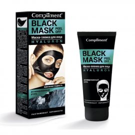 Маска-пленка для лица COMPLIMENT Black Mask Идеальная гладкость Hyaluron 80мл