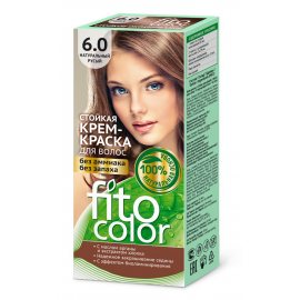 Крем-краска для волос FITOCOLOR стойкая 6.0 Натуральный русый 115мл