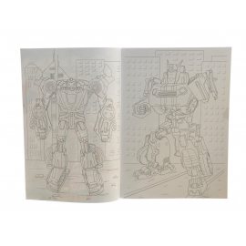 Раскраска А4 эконом Боевые роботы