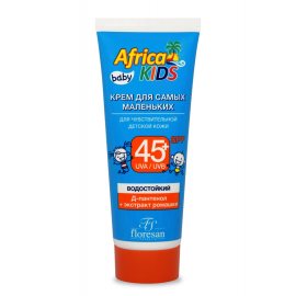 Крем ФЛОРЕСАН Africa Kids Солнцезащитный для чувствительной кожи SPF45+ 50мл