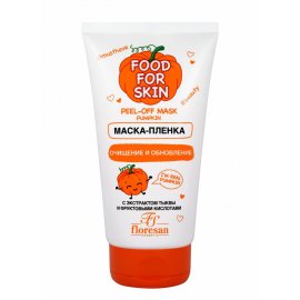 Маска-пленка для лица ФЛОРЕСАН Food For Skin Очищение и обновление Экстракт тыквы и фруктовые кислоты 150мл