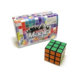 Кубик-головоломка 3х3 грань 5.5см черн.основа A333