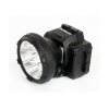 Фонарь ULTRAFLASH Налобный светодиодный аккумуляторный пластик LED5365 2реж.,черн.220В 5 LED