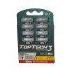 Кассета сменная для бритья TopTech Razor 3 8шт