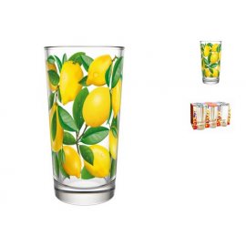 Набор стаканов 6шт 230мл стекло Лимоны
