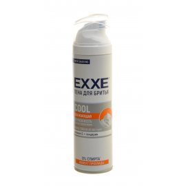 Пена для бритья EXXE Men Освежающая для всех типов кожи COOL вит.Е+ глицерин,0% спирта 200мл
