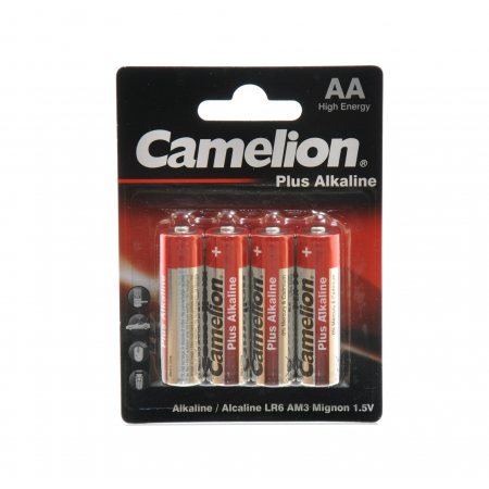 Батарейка CAMELION Plus Алкалиновая LR6 AA 4шт