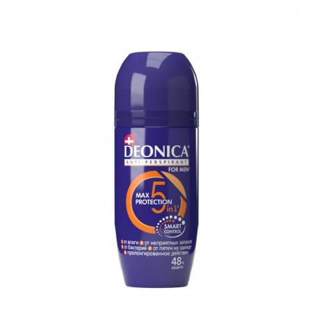 Антиперспирант DEONICA For Men ролик Protection 5 50мл