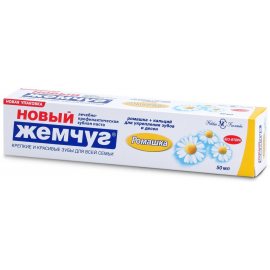 Зубная паста НОВЫЙ ЖЕМЧУГ Ромашка 50мл