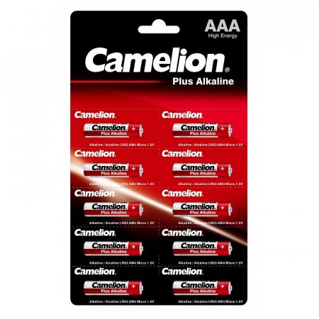 Батарейка CAMELION Plus Алкалиновая LR03 AAA 10шт