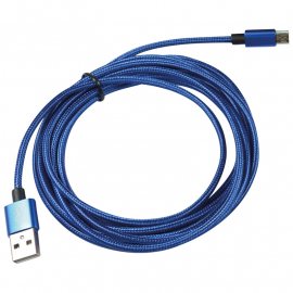 Кабель для зарядки телефонов ENERGY ET-27 USB/Lightning цвет синий